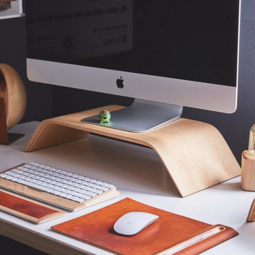 Photo of Macbook on desk